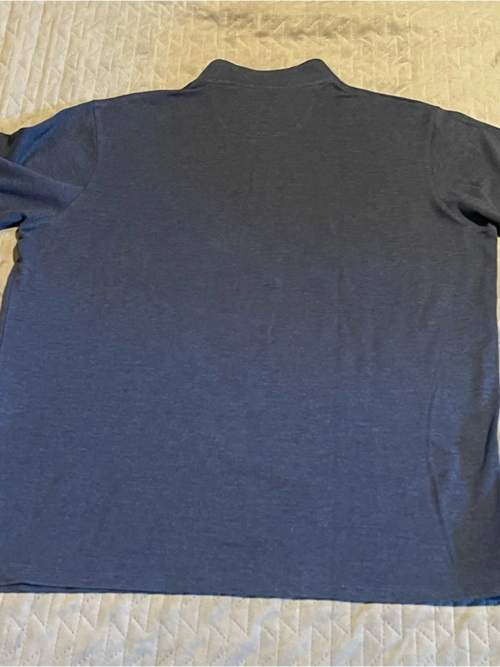 Mizzen Main 1/4 zip sweater mens‎ XXL NWOT blue
